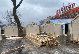 У Чернівцях біля "Екватору" будують «містечко незламності», яке вмістить близько двохсот людей