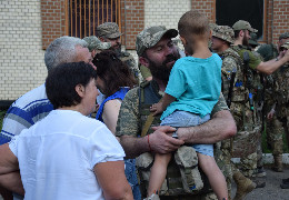 Військовослужбовці одного з підрозділів Чернівецького прикордонного загону повернулися додому після виконання бойових завдань на Харківщині