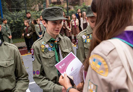 Відкриття Пластового року в Чернівцях стало справжнім святом для понад сотні учасників. Фоторепортаж