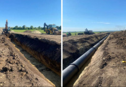 На реконструкції магістрального водогону "Дністер – Чернівці" турки зробили потужний ривок і за тиждень проклали 900 метрів труби